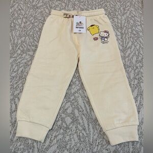 H&M X HELLO KITTY AND POMPOMPURIN SWEATPANT JOGGERS